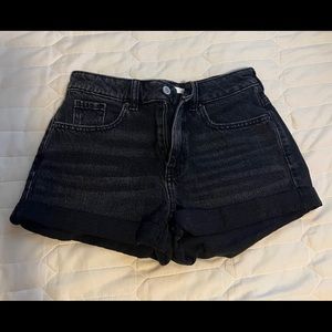 pacsun black mom shorts